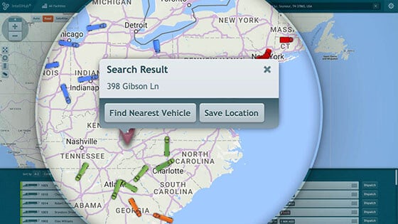 Identify nearby vehicles with real-time GPS tracking