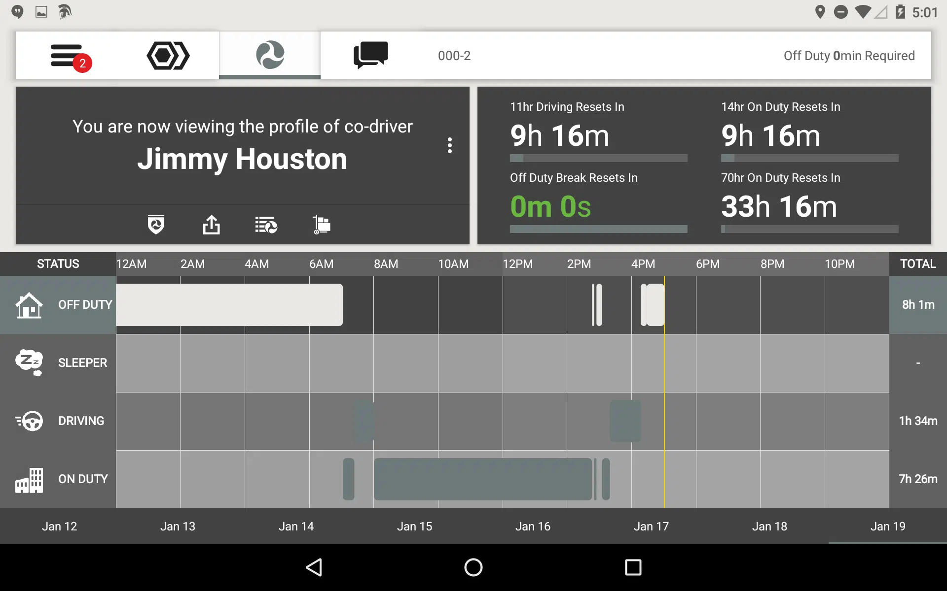 FieldWarrior ELD Co Driver 
