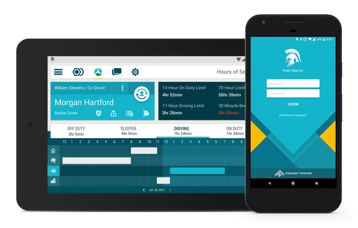 FieldWarrior Tablet and Smartphone