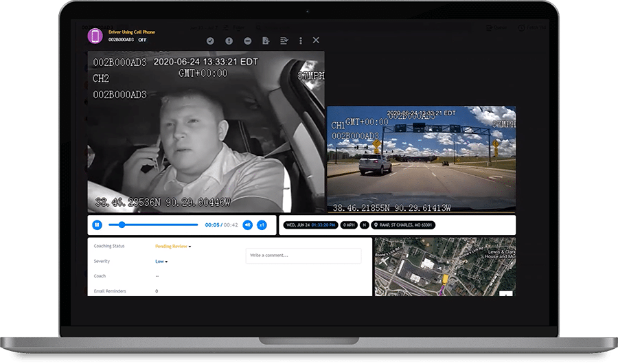 FleetCam displays fleet camera system - Government Fleet Management.