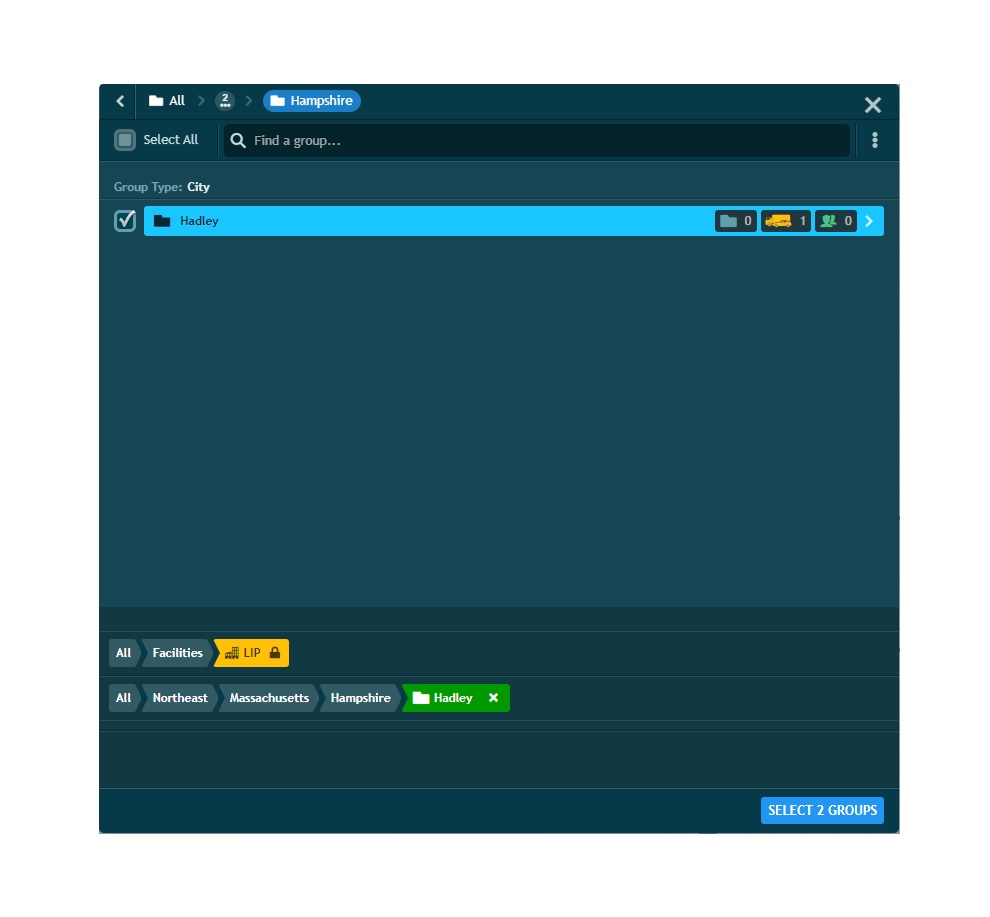 Managing Group Assignment Window