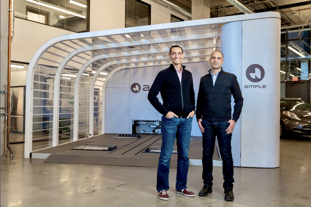 Ample co-founders, zero emission vehicles battery swapping startup