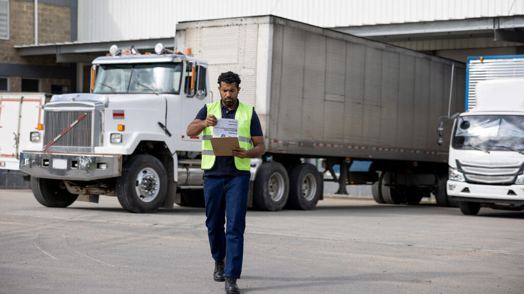 Annual Department of Transportation truck inspections of vehicles.