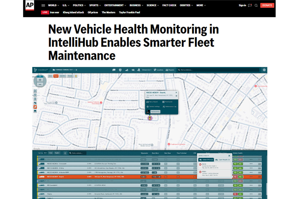 Monitoreo de la salud del vehículo nuevo en IntelliHub
