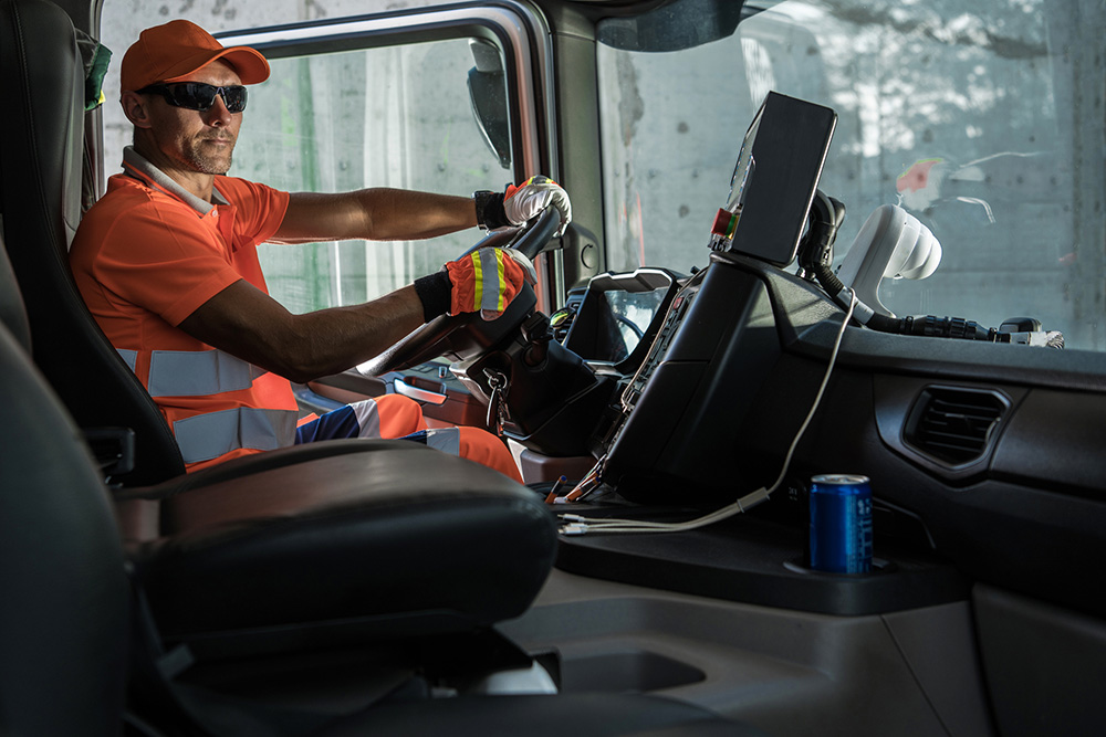 Waste collection truck driver.